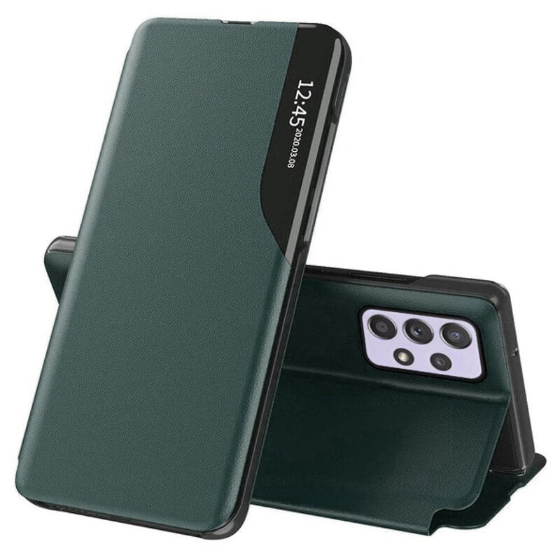 Husa de protectie Techsuit eFold Series compatibil cu Samsung Galaxy A13 4G, Verde Inchis