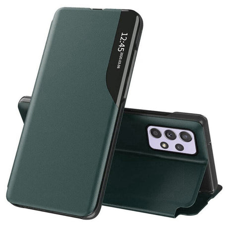 Husa de protectie Techsuit eFold Series compatibil cu Samsung Galaxy A13 4G, Verde Inchis