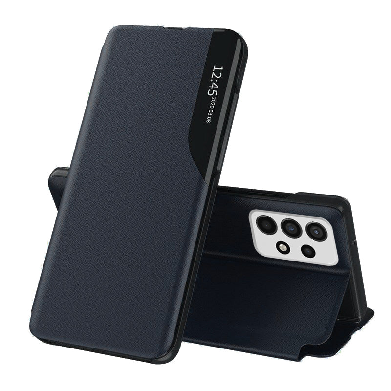 Husa de protectie Techsuit eFold Series compatibil cu Samsung Galaxy A13 4G, Albastru Inchis
