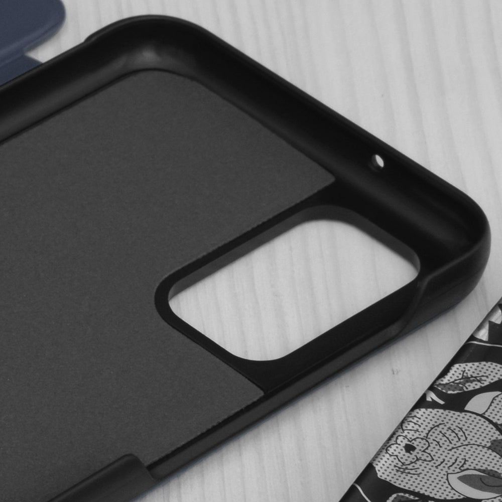 Husa de protectie Techsuit eFold Series compatibil cu Samsung Galaxy A13 4G, Albastru Inchis