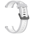 Curea smartwatch Techsuit Watchband 22mm (W053) compatibil cu Huawei Watch GT 2 (46mm)/GT 2 Pro/GT 3 Pro (46mm)/Ultimate, Xiaomi Watch S1, Alb