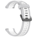Curea smartwatch Techsuit Watchband 22mm (W053) compatibil cu Huawei Watch GT 2 (46mm)/GT 2 Pro/GT 3 Pro (46mm)/Ultimate, Xiaomi Watch S1, Alb