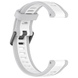 Curea smartwatch Techsuit Watchband 22mm (W053) compatibil cu Huawei Watch GT 2 (46mm)/GT 2 Pro/GT 3 Pro (46mm)/Ultimate, Xiaomi Watch S1, Alb