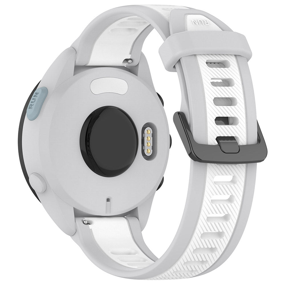 Curea smartwatch Techsuit Watchband 22mm (W053) compatibil cu Huawei Watch GT 2 (46mm)/GT 2 Pro/GT 3 Pro (46mm)/Ultimate, Xiaomi Watch S1, Alb