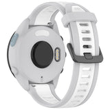 Curea smartwatch Techsuit Watchband 22mm (W053) compatibil cu Huawei Watch GT 2 (46mm)/GT 2 Pro/GT 3 Pro (46mm)/Ultimate, Xiaomi Watch S1, Alb