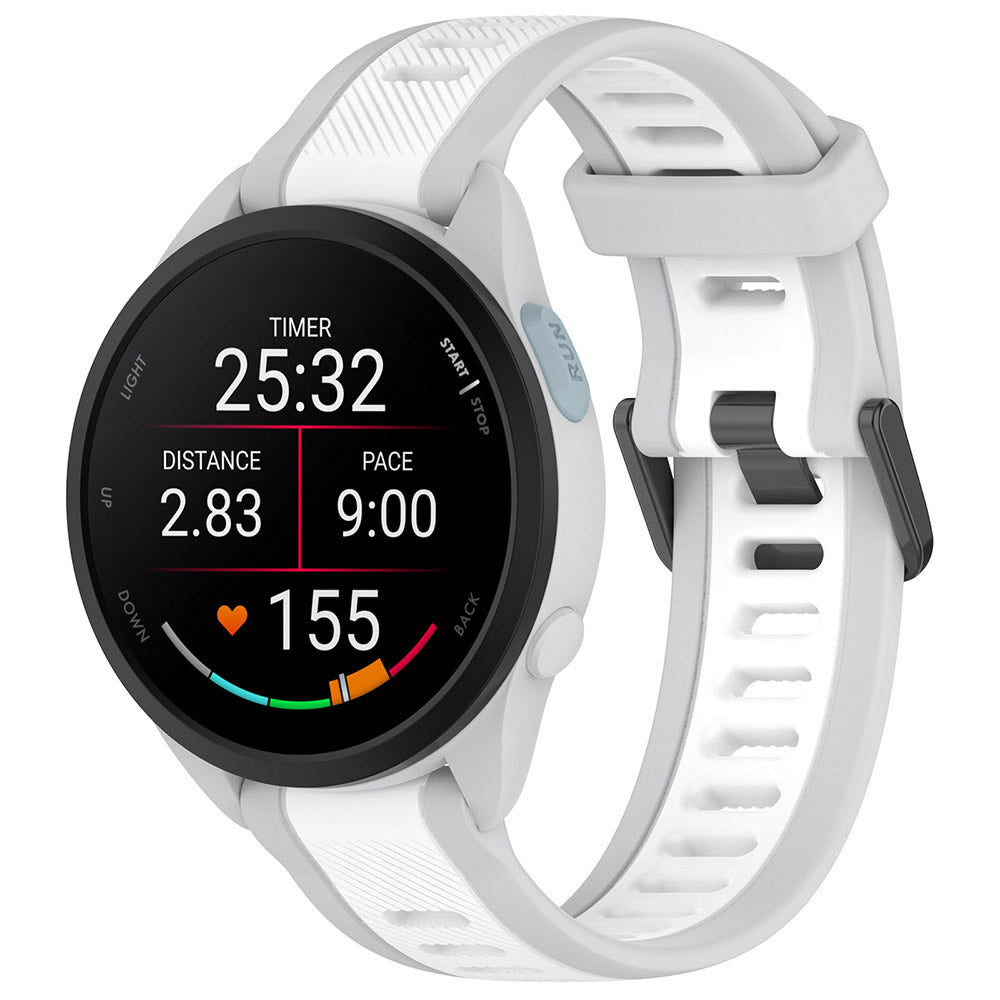Curea smartwatch Techsuit Watchband 22mm (W053) compatibil cu Huawei Watch GT 2 (46mm)/GT 2 Pro/GT 3 Pro (46mm)/Ultimate, Xiaomi Watch S1, Alb