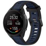 Curea smartwatch Techsuit Watchband 20mm (W053) compatibil cu Samsung Galaxy Watch 4/5/Active 2, Huawei Watch GT 3 (42mm)/GT 3 Pro (43mm), Albastru Inchis