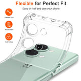 Husa de protectie Techsuit Shockproof Clear Silicone compatibil cu OnePlus Nord 3, Transparent