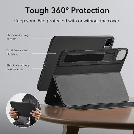 Husa de protectie tableta ESR Shift Magnetic compatibil cu iPad Pro 13 (2024) / iPad Pro 13 (2025), Albastru