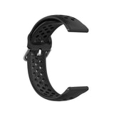 Curea smartwatch Techsuit Watchband 22mm (W004) compatibil cu Samsung Galaxy Watch (46mm)/Watch 3/Gear S3, Huawei Watch GT/GT 2/GT 3 (46mm), Negru