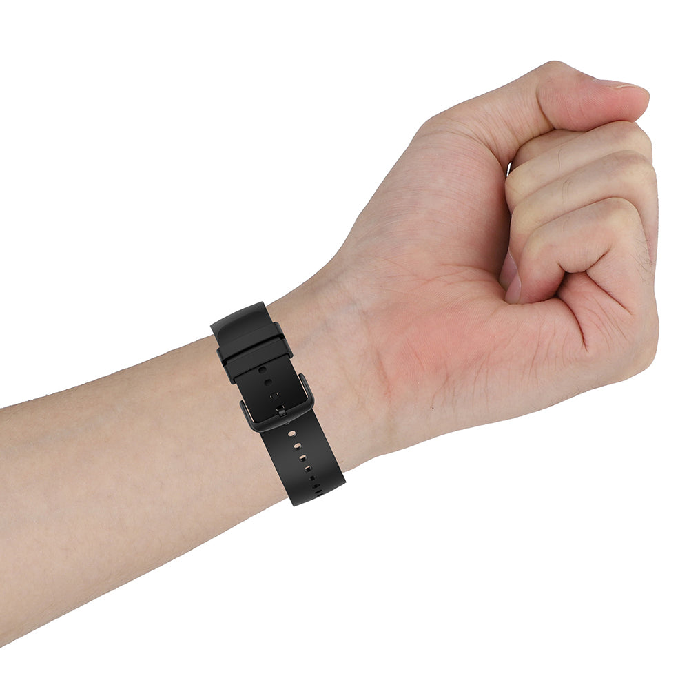 Curea smartwatch Techsuit Watchband 22mm (W001) compatibil cu Samsung Galaxy Watch (46mm)/Watch 3/Gear S3, Huawei Watch GT/GT 2/GT 3 (46mm), Rosu Inchis