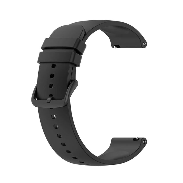 Curea smartwatch Techsuit Watchband 22mm (W001) compatibil cu Samsung Galaxy Watch (46mm)/Watch 3/Gear S3, Huawei Watch GT/GT 2/GT 3 (46mm), Negru