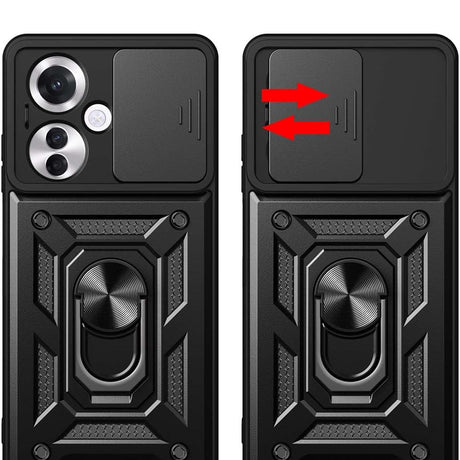 Husa de protectie Techsuit CamShield Series compatibil cu Oppo Reno11 F, Negru