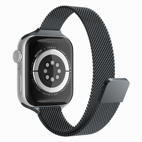 Curea smartwatch Techsuit Watchband (W034) compatibil cu Apple Watch 1/2/3/4/5/6/7/8/9/10/11/SE/SE 2/SE 3 (38/40/41/42mm), Negru