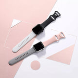 Curea smartwatch Techsuit Watchband (W031) compatibil cu Apple Watch 1/2/3/4/5/6/7/8/9/10/11/SE/SE 2/SE 3/Ultra/2/3 (42/44/45/46/49mm), Gri