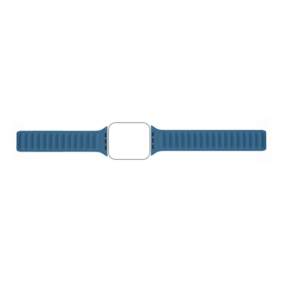 Curea smartwatch Techsuit Watchband (W035) compatibil cu Apple Watch 1/2/3/4/5/6/7/8/9/10/11/SE/SE 2/SE 3 (38/40/41/42mm), Alb