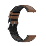 Curea smartwatch Techsuit Watchband 22mm (W007) compatibil cu Samsung Galaxy Watch (46mm)/Watch 3/Gear S3, Huawei Watch GT/GT 2/GT 3 (46mm), Maro