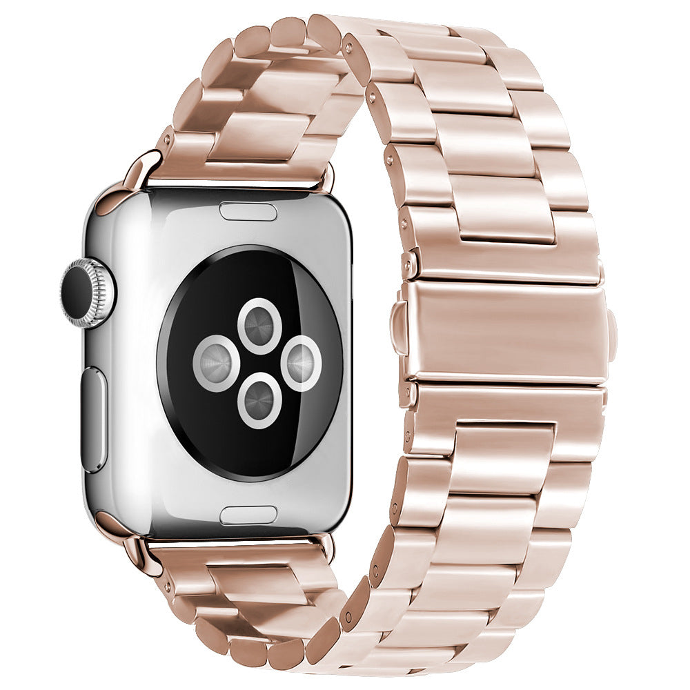 Curea smartwatch Techsuit Watchband (W036) compatibil cu Apple Watch 1/2/3/4/5/6/7/8/9/10/11/SE/SE 2/SE 3/Ultra/2/3 (42/44/45/46/49mm), Roz