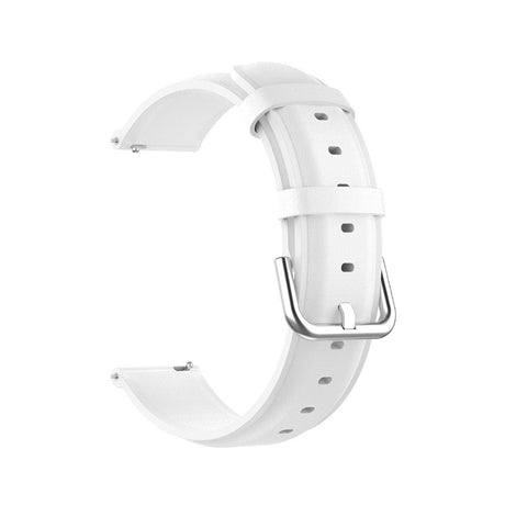 Curea Techsuit Watchband 20mm pentru Galaxy Watch 4/5/Active 2, albă