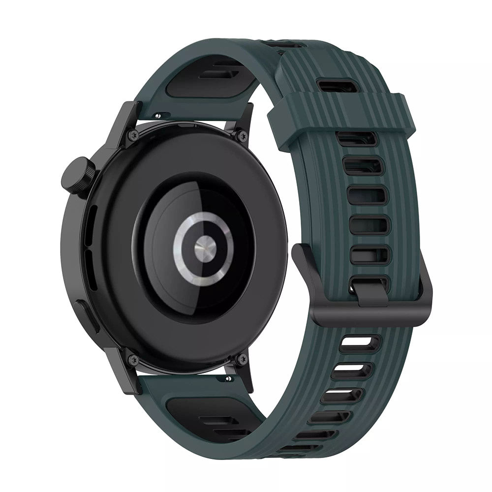 Curea smartwatch Techsuit Watchband 20mm (W002) compatibil cu Samsung Galaxy Watch 4/5/Active 2, Huawei Watch GT 3 (42mm)/GT 3 Pro (43mm), Verde