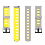 Curea smartwatch Techsuit Watchband 20mm (W002) compatibil cu Samsung Galaxy Watch 4/5/Active 2, Huawei Watch GT 3 (42mm)/GT 3 Pro (43mm), Gri