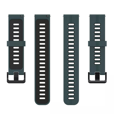 Curea smartwatch Techsuit Watchband 22mm (W002) compatibil cu Huawei Watch GT 2 (46mm)/GT 2 Pro/GT 3 Pro (46mm)/Ultimate, Xiaomi Watch S1, Verde