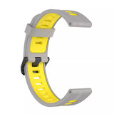 Curea smartwatch Techsuit Watchband 22mm (W002) compatibil cu Huawei Watch GT 2 (46mm)/GT 2 Pro/GT 3 Pro (46mm)/Ultimate, Xiaomi Watch S1, Gri