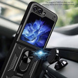 Husa de protectie Techsuit CamShield Series compatibil cu Samsung Galaxy Z Flip6 / Flip7 FE, Negru