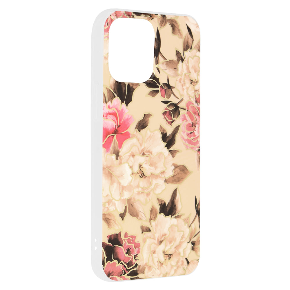 Husa de protectie Techsuit Marble Series compatibil cu iPhone 13 Pro Max, Mary Berry Nude