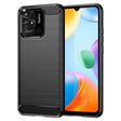 Husa de protectie Techsuit Carbon Silicone compatibil cu Xiaomi Redmi 10C, Negru