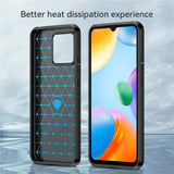 Husa de protectie Techsuit Carbon Silicone compatibil cu Xiaomi Redmi 10C, Negru
