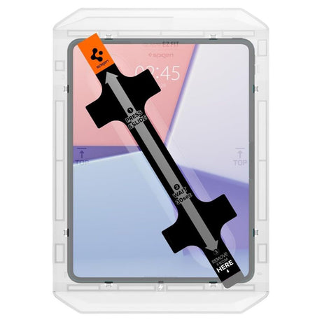 Husa de protectie tableta Spigen Glas.TR EZ-FIT (AGL07793) compatibil cu iPad Pro 13 (2024) / iPad Pro 13 (2025), Transparent
