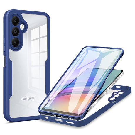 Folie de protectie Techsuit ColorVerse 360 Series + compatibil cu Samsung Galaxy A15 4G / A15 5G, Albastru