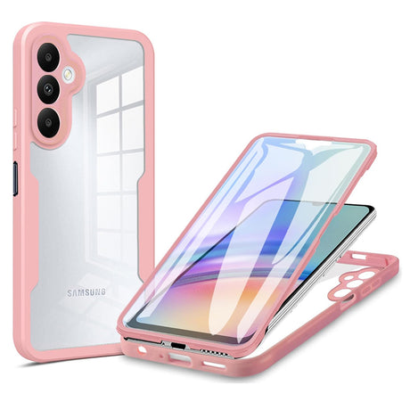 Folie de protectie Techsuit ColorVerse 360 Series + compatibil cu Samsung Galaxy A05s, Roz