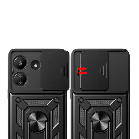 Husa de protectie Techsuit CamShield Series compatibil cu Xiaomi Redmi 13C 5G, Roz Auriu