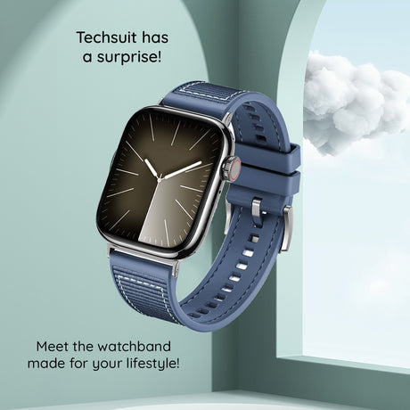 Curea smartwatch Techsuit Watchband 22mm W051 gri