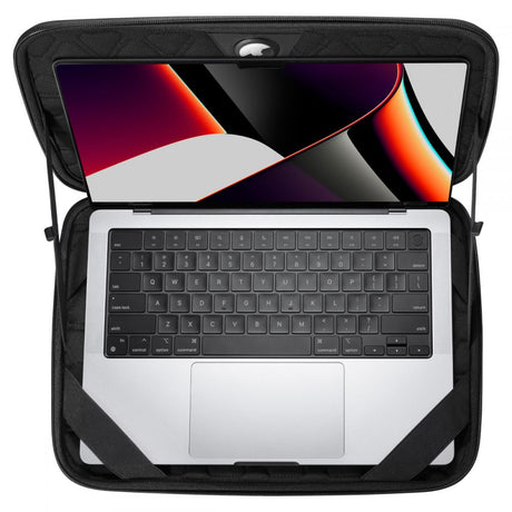Husa Laptop Spigen Rugged Armor Pouch (AFA04270), 13-14", Poliuretan, Negru