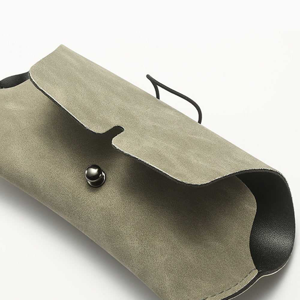 Techsuit Glasses Case (PLSD-03), with Button Close, Roz