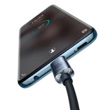 Cablu Baseus Crystal Shine (CAJY000701), Type-C to Type-C, 100W, 2m, Super Fast Charging, Nylon Braided, Negru
