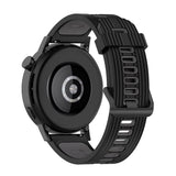 Curea smartwatch Techsuit Watchband 22mm (W002) compatibil cu Huawei Watch GT 2 (46mm)/GT 2 Pro/GT 3 Pro (46mm)/Ultimate, Xiaomi Watch S1, Negru
