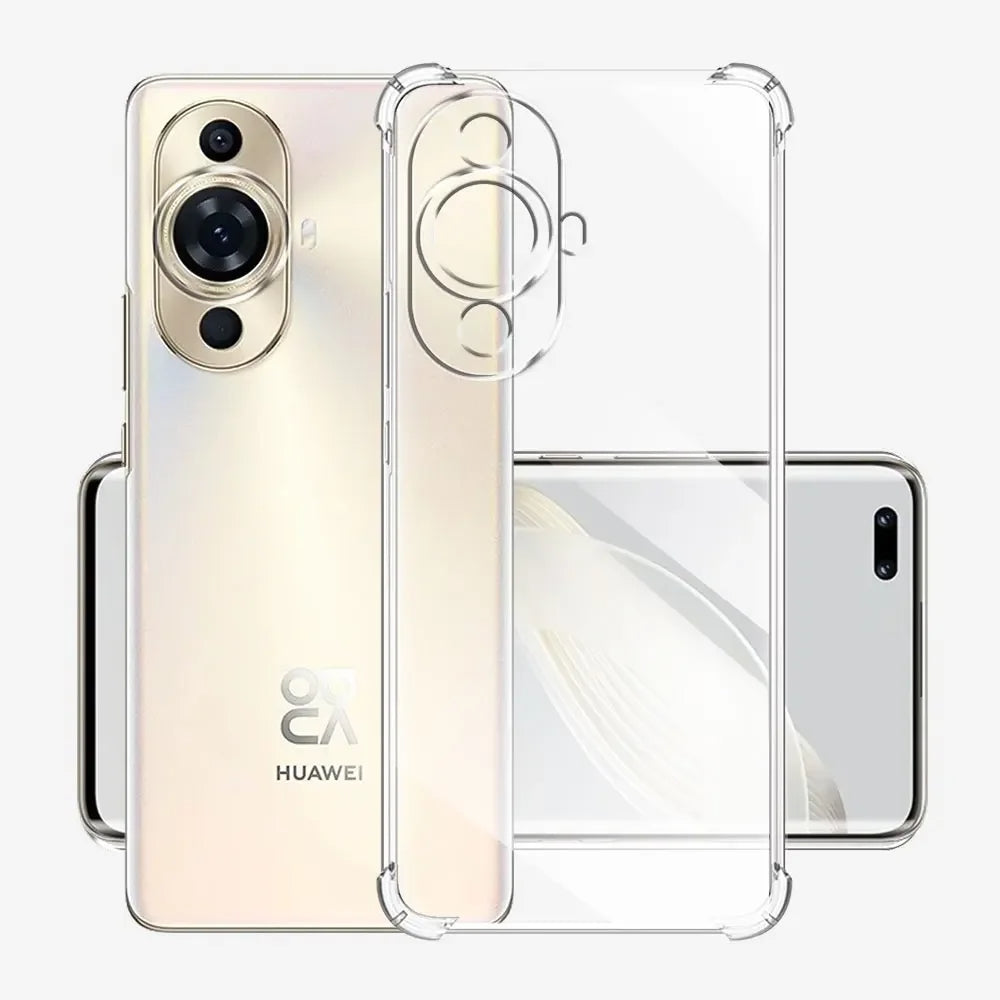 Husa de protectie Techsuit Shockproof Clear Silicone compatibil cu Huawei nova 11 / nova 12s, Transparent