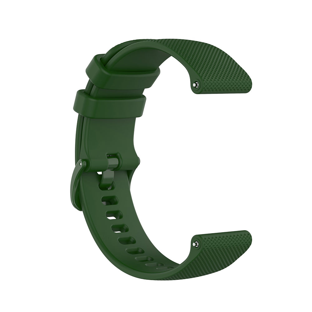 Curea smartwatch Techsuit Watchband 20mm (W006) compatibil cu Samsung Galaxy Watch 4/5/Active 2, Huawei Watch GT 3 (42mm)/GT 3 Pro (43mm), Verde