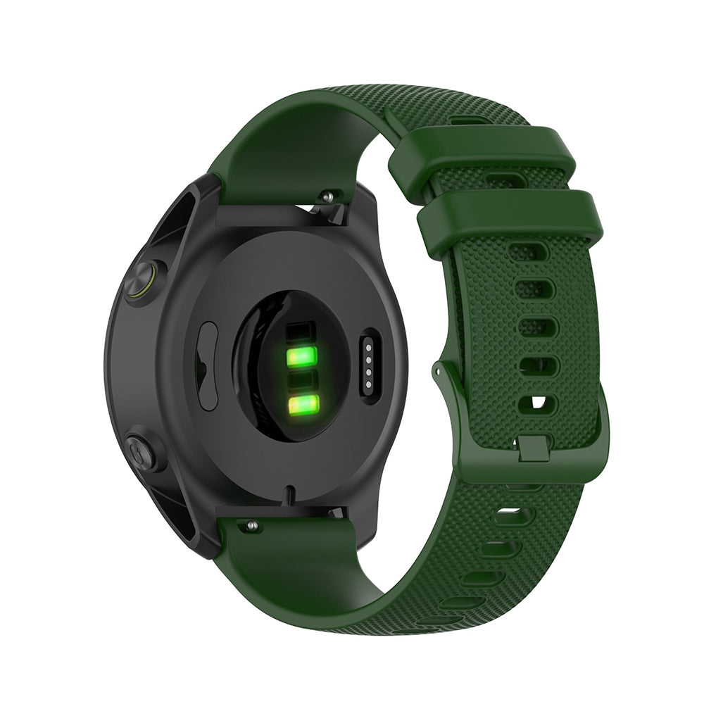 Curea smartwatch Techsuit Watchband 20mm (W006) compatibil cu Samsung Galaxy Watch 4/5/Active 2, Huawei Watch GT 3 (42mm)/GT 3 Pro (43mm), Verde