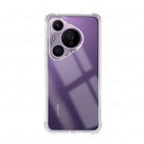 Husa de protectie Techsuit Shockproof Clear Silicone compatibil cu Huawei Pura 70, Transparent