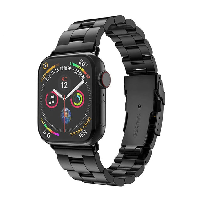Techsuit Watchband W036 fekete szíj Apple Watch okosórához
