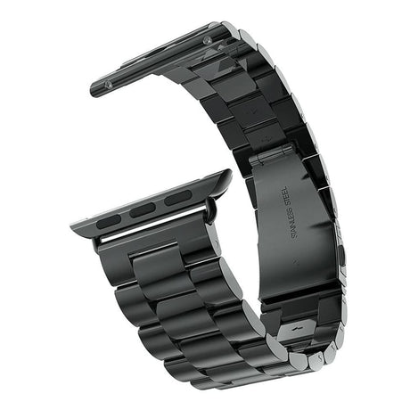 Curea smartwatch Techsuit Watchband (W036) compatibil cu Apple Watch 1/2/3/4/5/6/7/8/9/10/11/SE/SE 2/SE 3 (38/40/41/42mm), Negru
