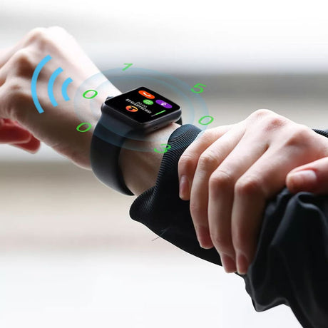 Curea smartwatch Techsuit Watchband W031 neagră pentru Apple Watch