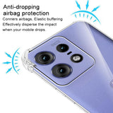 Husa de protectie Techsuit Shockproof Clear Silicone compatibil cu Motorola Edge 50 Pro, Transparent