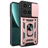 Husa de protectie Techsuit CamShield Series compatibil cu Xiaomi 14, Roz Auriu