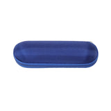 Techsuit Glasses Case (ETOV2), with Zipper, Eco Leather, 160 x 48 x 45mm, Albastru